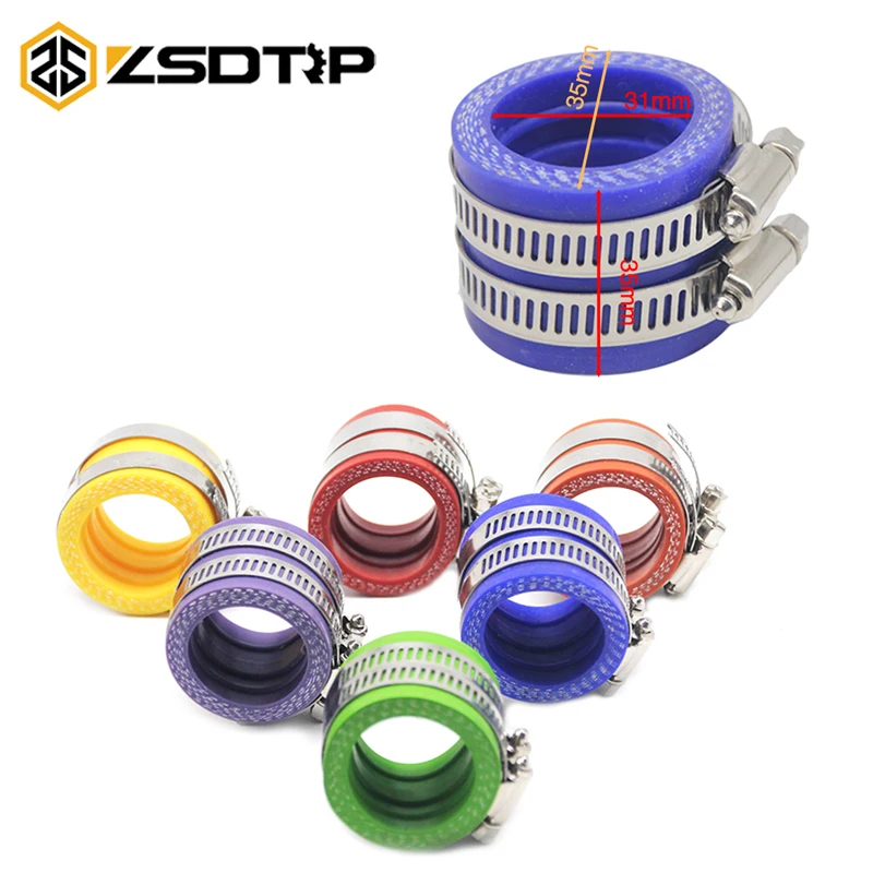 

ZSDTRP For Mikuni PWK Koso OKO Keihin 21-30mm VM24 PE28 PE30 Carburetor Motorcycle Carburetor Rubber Adapter Inlet