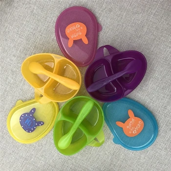 

New arrival manual control Food grind bowl Food fruit supplement tableware baby bowl suit baby supplies 4 colors available