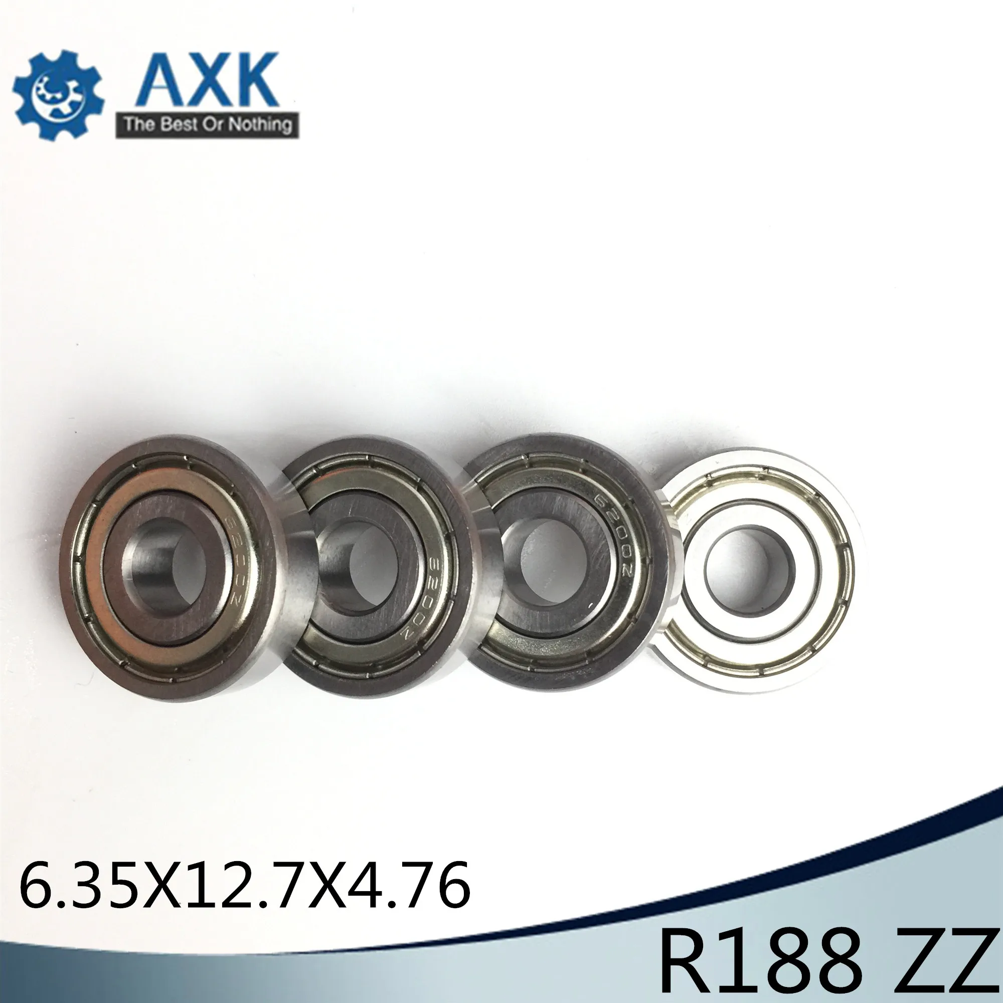 R188ZZ ABEC-1(10 шт) 6,35X12,7X4,76 мм миниатюрные подшипники R188ZZ
