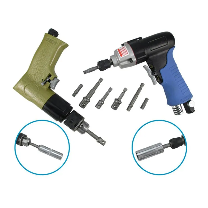 3pcs set Wrench Sleeve Extension Bar Socket Driver Adapter Hex Shank Drive Power Drill Bit 1