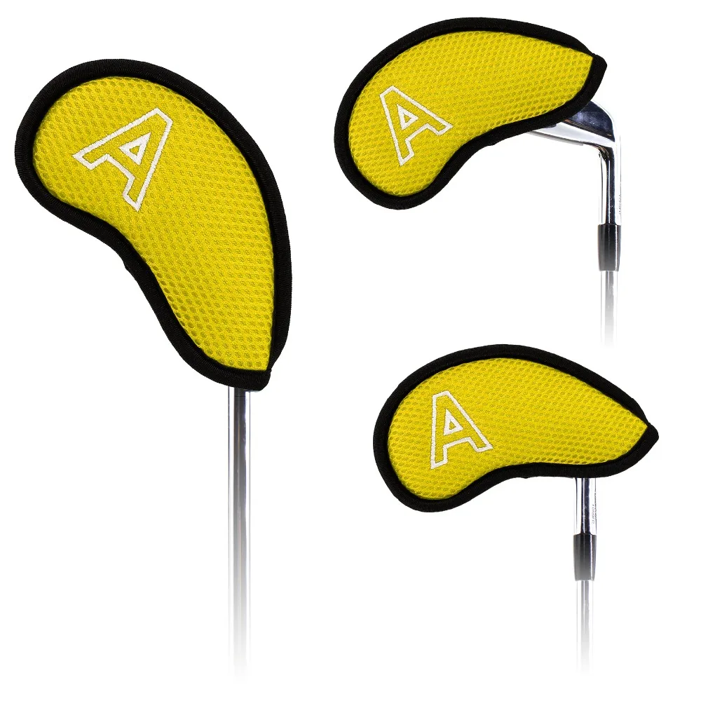 6003435 golf iron cover mesh yellow (6)