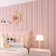 Pink Blue Striped Wallpaper Bedroom Children Room Background Decoration Wallpaper Roll Pink Blue Striped Wallpaper Bedroom Children Room Background Decoration Wallpaper Roll