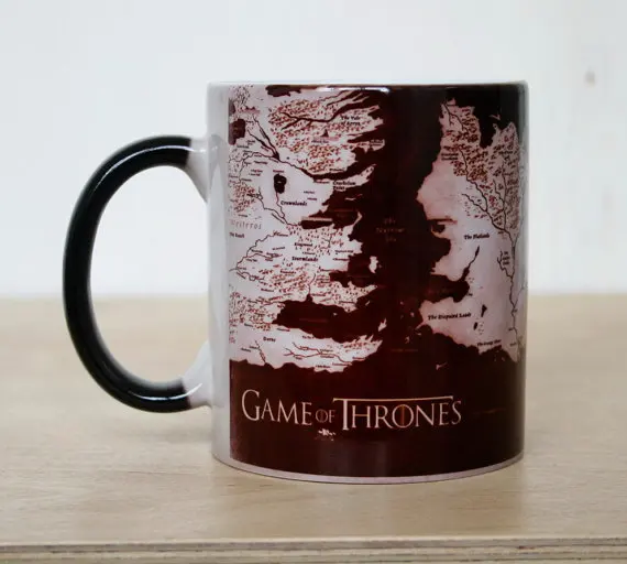 Free shipping Game Of Thrones mug, Thermal induction magic Cup