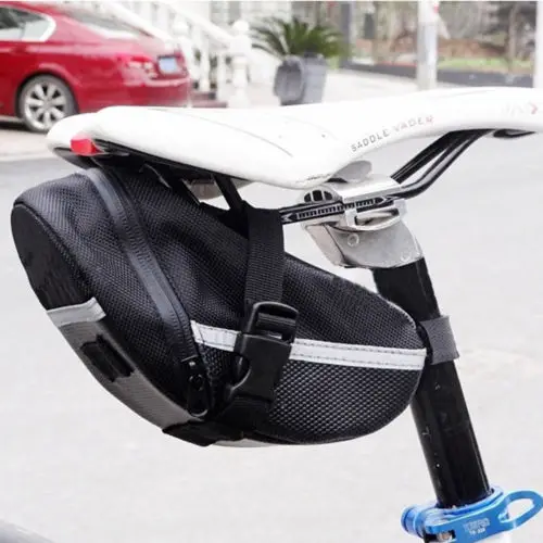 

Men Women Unisex Durable Portable Small Bicycle Bike Waterproof Seat Storage Saddle Bag Outdoor Leisure Cycling Tail Rear Pouch