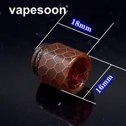 Vapesoon 20 шт./лот 810 змеиной кожи эпоксидной смолы потека для TFV8 TFV12 большой ребенок Апокалипсис mechlyfe rda