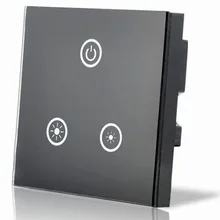 90-265VAC вход 50mA* 1 канал 0-10 V Одиночный выход Светодиодный контроллер, 0-10 V/1-10 V главный контроллер серии WALLDIM200