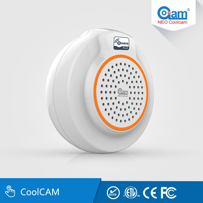 Z-wave Wireless Siren Alarm Sensor Compatible with Z wave Plus Sensor Building Automation Alarm Smart House Security System