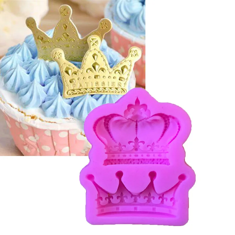 New arrival Crown shaped cake molds, silicone mold fondant cake decorating tools
