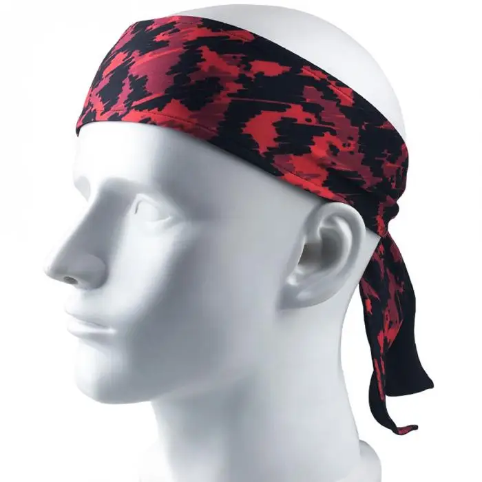 Высокая повязка на голову Абсорбирующая Налобная повязка от пота для женщин и мужчин Спорт Бег Йога DOG88