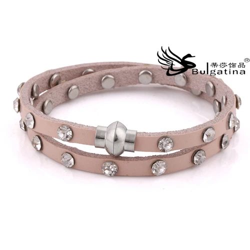 2014 Hot Selling Aliexpress Dropshipping Fashion Tend Shamballa Bracelets Bangles Leather Bracelet New Design Free Shipping BP0079.jpg