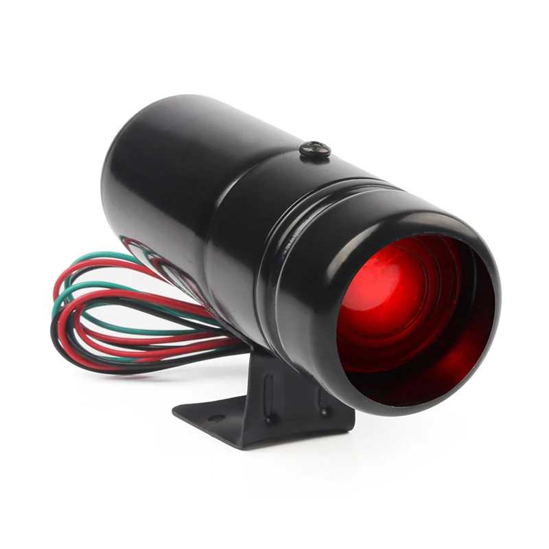 Universal 1000-11000 RPM Adjustable Tachometer Gauge Warning Shift Light Red/Blue LED Lamp car meter Tach Cover