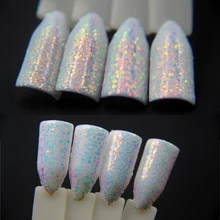 1jar шестигранные блестки для ногтей Единорог пиксельный эффект блестки переливающиеся блестки для маникюра украшения для ногтей