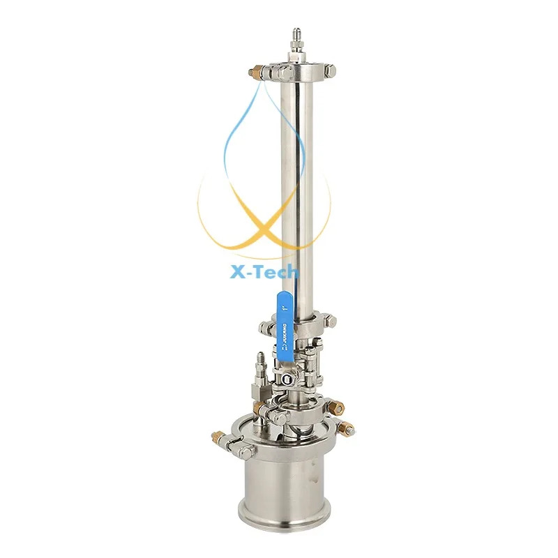 45g Closed Loop Pressurized Extractors BHO Extractor kit. Extractor stainless steel 304.in Pipe