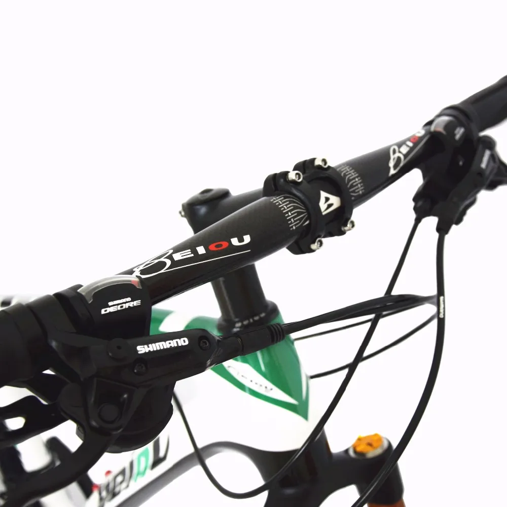 Clearance BEIOU Carbon 26-Inch Mountain Bike Hardtail Trail Bicycle 30 Speed S H I M A N O M610 DEORE MTB 10.8 kg colorful CB005 15