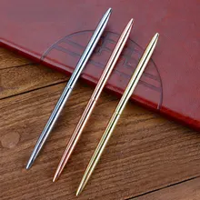 Высококачественная металлическая шариковая ручка, роскошные шариковые ручки для письма, канцелярская ручка школы офиса, шариковая ручка, черная синяя Вращающаяся ручка