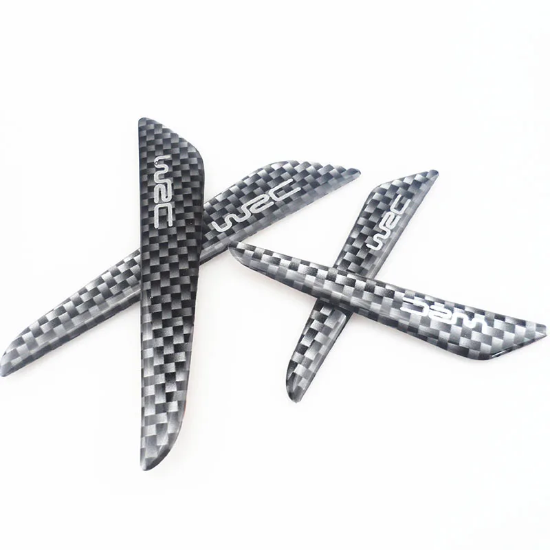 

4x carbon fiber door trim strip anti-scratch strip anti-collision strip for Subaru Forester Outback Legacy Impreza XV BRZ