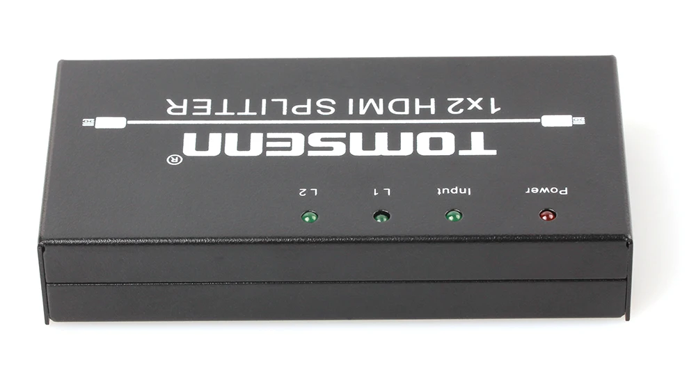 1x2 1 порт HDMI сплиттер с питанием Ver 3 сертифицирован для Full HD 1080P и 3D поддержки (один