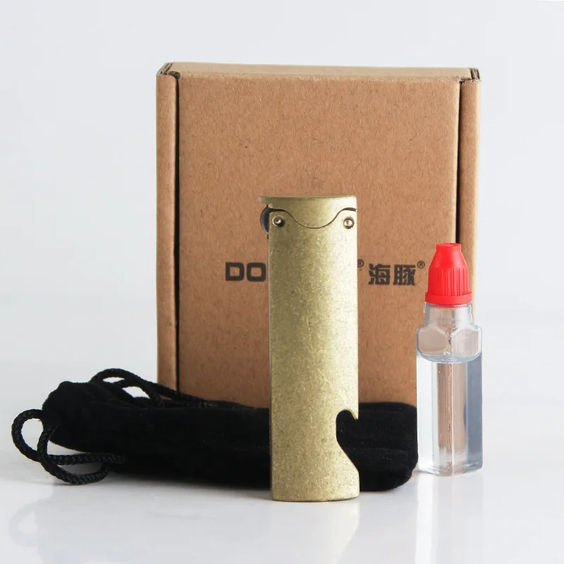 Металлическая ветрозащитная керосиновая зажигалка, открывалка для бутылок, гаджеты для мужчин - Цвет: Golden