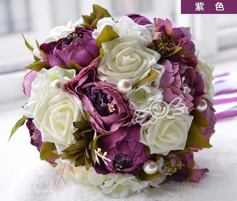 Romantic-2015-Pink-Artificial-Flower-fon