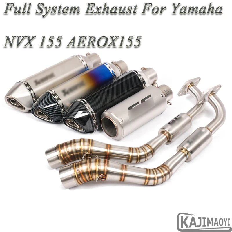 For Yamaha  NVX 155  AEROX155 NVX155 Motorcycle Akrapovic 