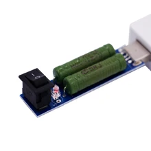 100 шт/партия USB измерение отклонения 1А 2А старение сопротивление нагрузки резисторы Мобильная мощность тестовый инструмент 10% ВЫКЛ