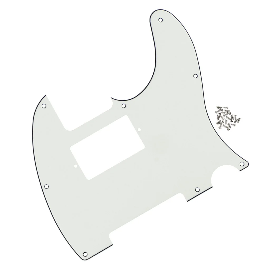 FLEOR слоновой кости 3Ply 8 Hole Humbucker гитарная Накладка для защиты деки с винтами гитара