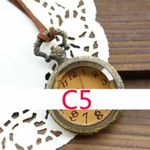 C5 клиент сделал кожа карманные часы