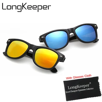 

LongKeeper Kids Sunglasses Brand Designer Sun Glasses for Children Boys Girls Fashion Eyewares Oval UV 400 Eyewares Gafas de Sol