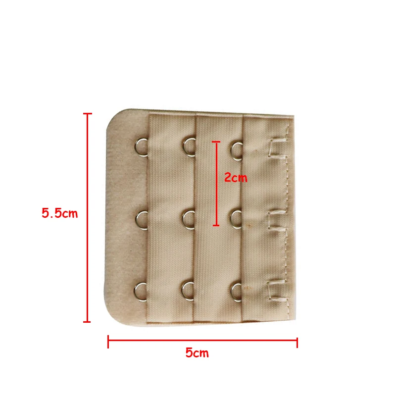 3/8 шт. мягкий бюстгальтер ремешок Застежка заменить нижнее белье Для женщин бюстгальтер расширитель 3 крючка 3 ряда Нижнее белье Intimates Bra аксессуары