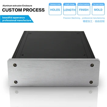 

150*45*200 mm (w*h*l) Assembled aluminum chassis body / meter aluminum chassis housing / industrial chassis housing