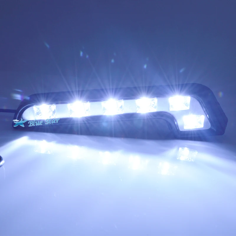 

2X 6 LED Car Daytime Running Light DRL Daylight Lamp with Turn Lights DRL Daytime Running Lights white DC 12V
