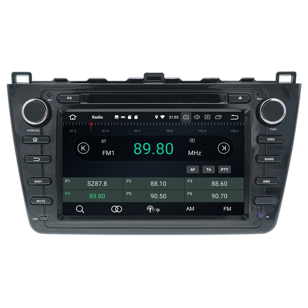 Clearance Android 9.0 Car DVD Player GPS Navigation Radio Stereo For Mazda 6 Atenza 2008-2012 HD Satnav multimedia CD radio 2