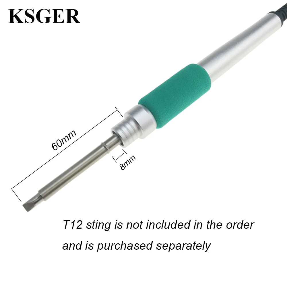 KSGER STM32 OLED электронные инструменты T12 паяльная станция алюминиевый сплав ручка сварочные наконечники температура для ремонта регулятора