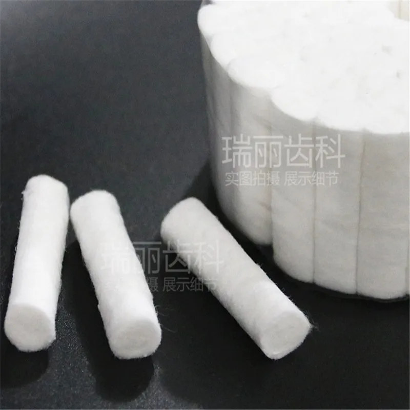 

A0126 500PCS Dental Disposable Cotton Rolls Dental Materials Haemostasis Cotton Roll