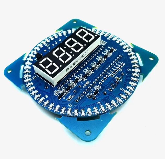 DS1302 Rotating LED Display Alarm Electronic Clock Module LED