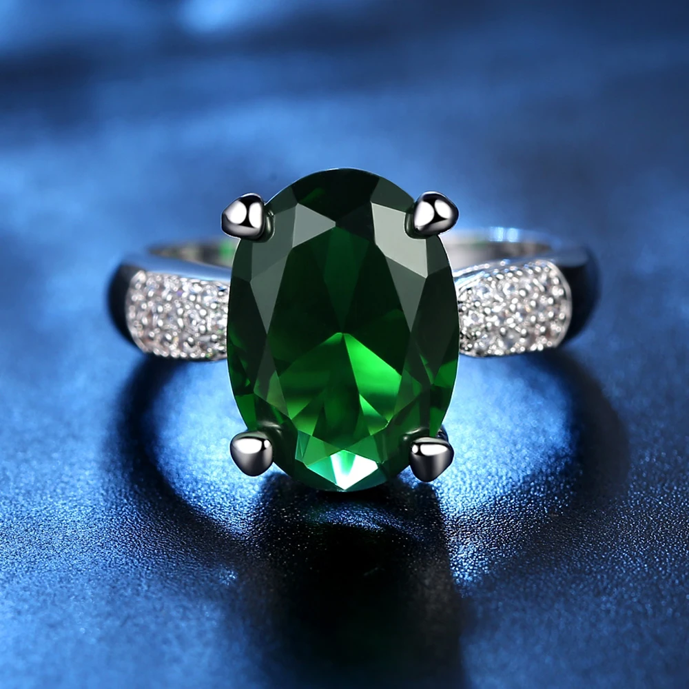 Fashion jewelry sterling silver ring. Solid Silver Ring Charm green KDOYNZOG | Украшения и аксессуары