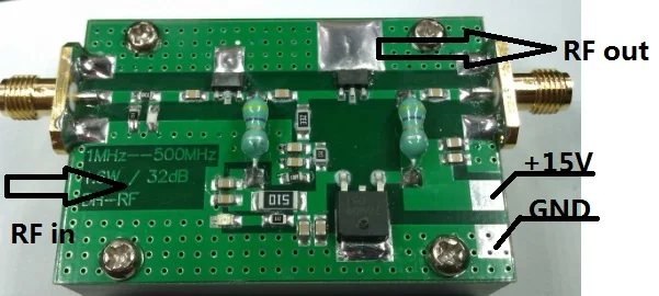 

1MHz-700MHZ 3.2W Amplifier HF FM VHF UHF FM Transmitting Broadband RF Power Amplifier High Frequency