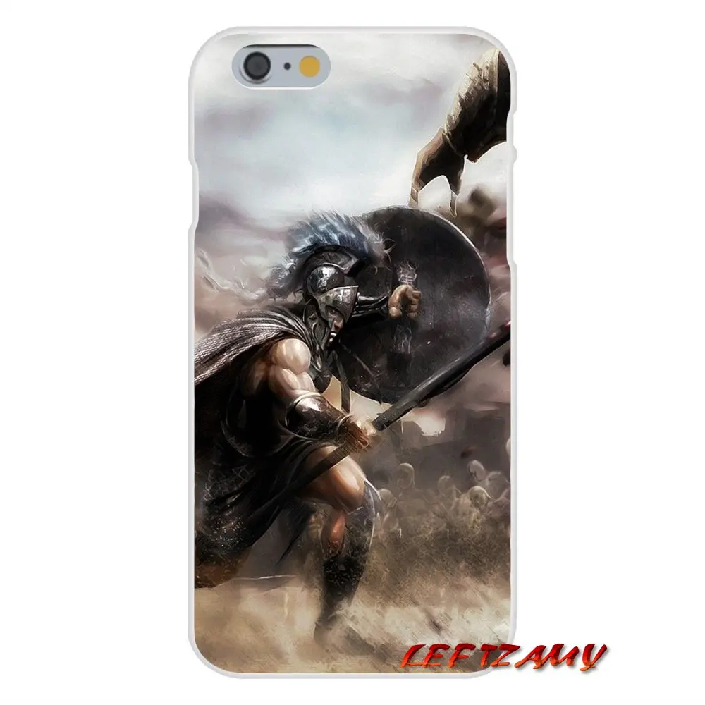 Для iPhone X XR XS MAX 4 4S 5 5S 5C SE 6 6 S 7 8 Plus ipod touch 5 6 Spartan 300 Warrior Movie аксессуары чехлы для телефонов - Color: images 7