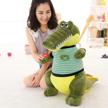 

105-200cm Stuffed Animal Real Life Alligator Plush Toy Simulation Crocodile Dolls Kawaii Ceative Pillow for Children Xmas Gifts