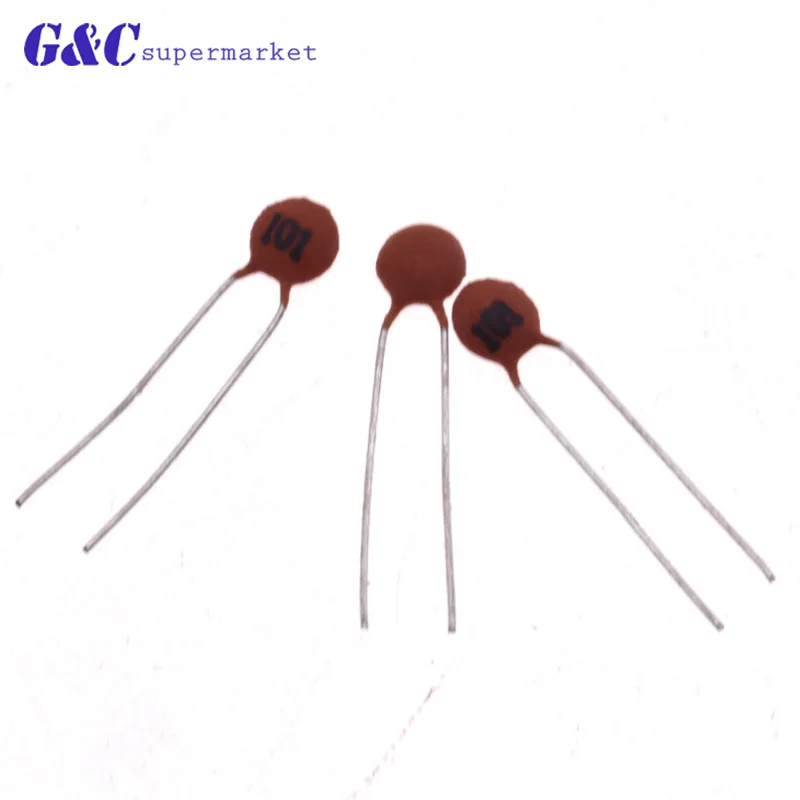500PCSCeramic Disc Capacitors 50V 101PF capacitors Good Quality