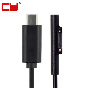 

10pcs/lot Chenyang USB-C USB 3.1 Type C DC 12-15V to Surface Pro3 Pro4 Pro5 Pro6 Book Charged Cable 1.8m