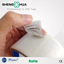 2000 шт./roll Продвижение Прочный UHF RFID метки клей пассивный rfid Стикеры этикетки печать логотипа Долго читать диапазон