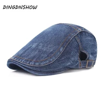 [DINGDNSHOW] брендовые береты кепки винтажная плоская шляпа Мужские Козырьки Шляпы женские вождения
