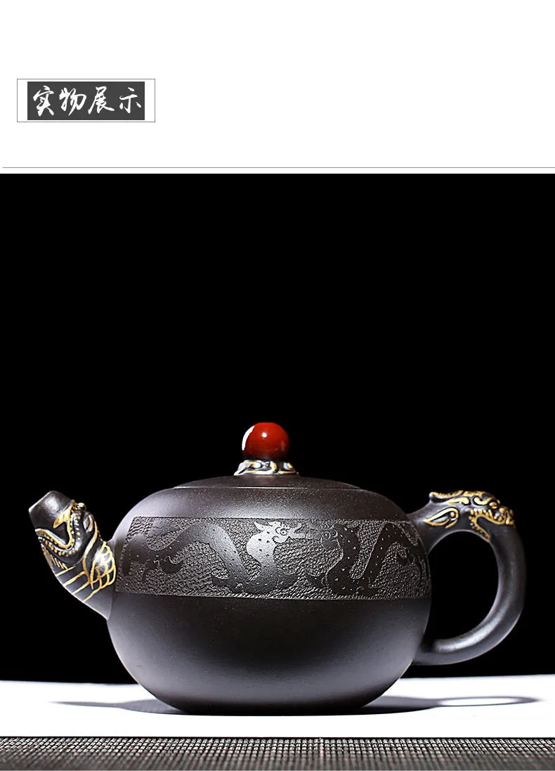 Китайский Исин глиняный чайный горшок Gongfu Чайный сервиз Zisha чайный горшок 400 мл Новое поступление высокое качество с подарочной коробкой безопасная упаковка