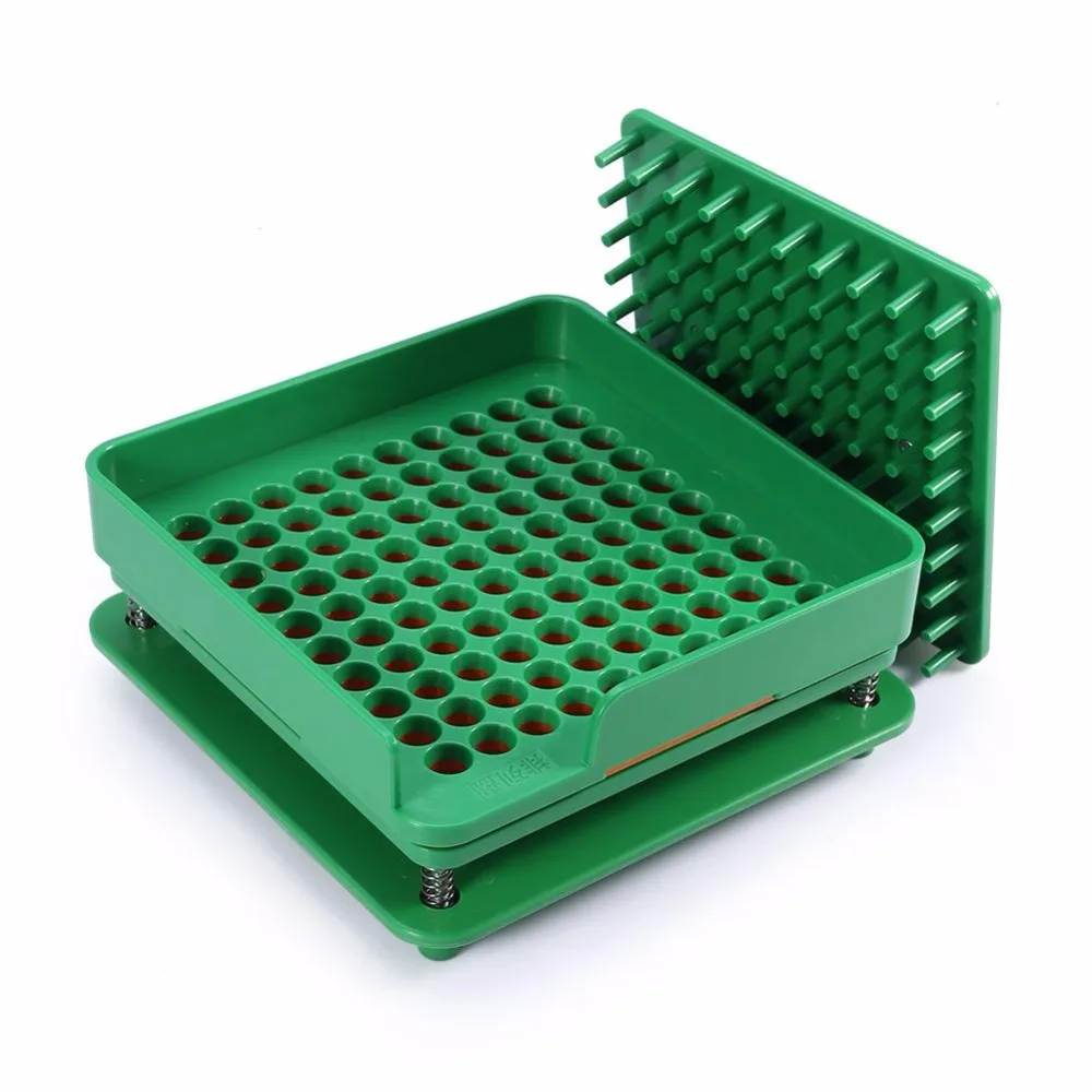 

100 Holes Capsule Powder Maker 00# pharmaceutical Filler Plate Manual Filling Capsules Machine Tool Green