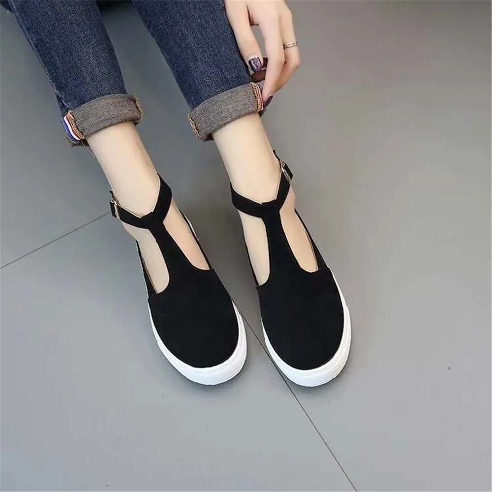 

Women's Sandals Shoes Flat Solid PU Casual Leather Sneakers Summer Comfortable Slip on size 35-43 Round head black Gold brown