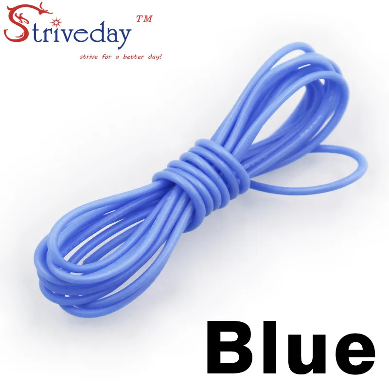 1 м 20AWG гибкий силиконовый резиновый провод луженая медная линия RC кабель DIY с 10 цветов для выбора от - Цвет: blue