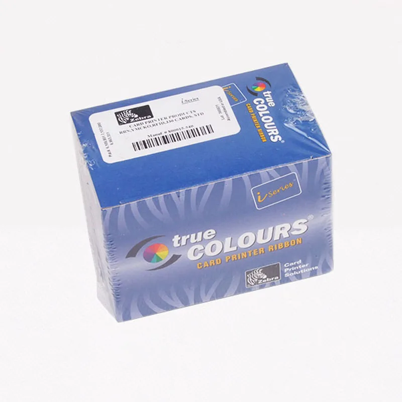 

New Genuine 800015-440 YMCKO Color Ribbon For Zebra P330i P430i Card Printer 200 Prints