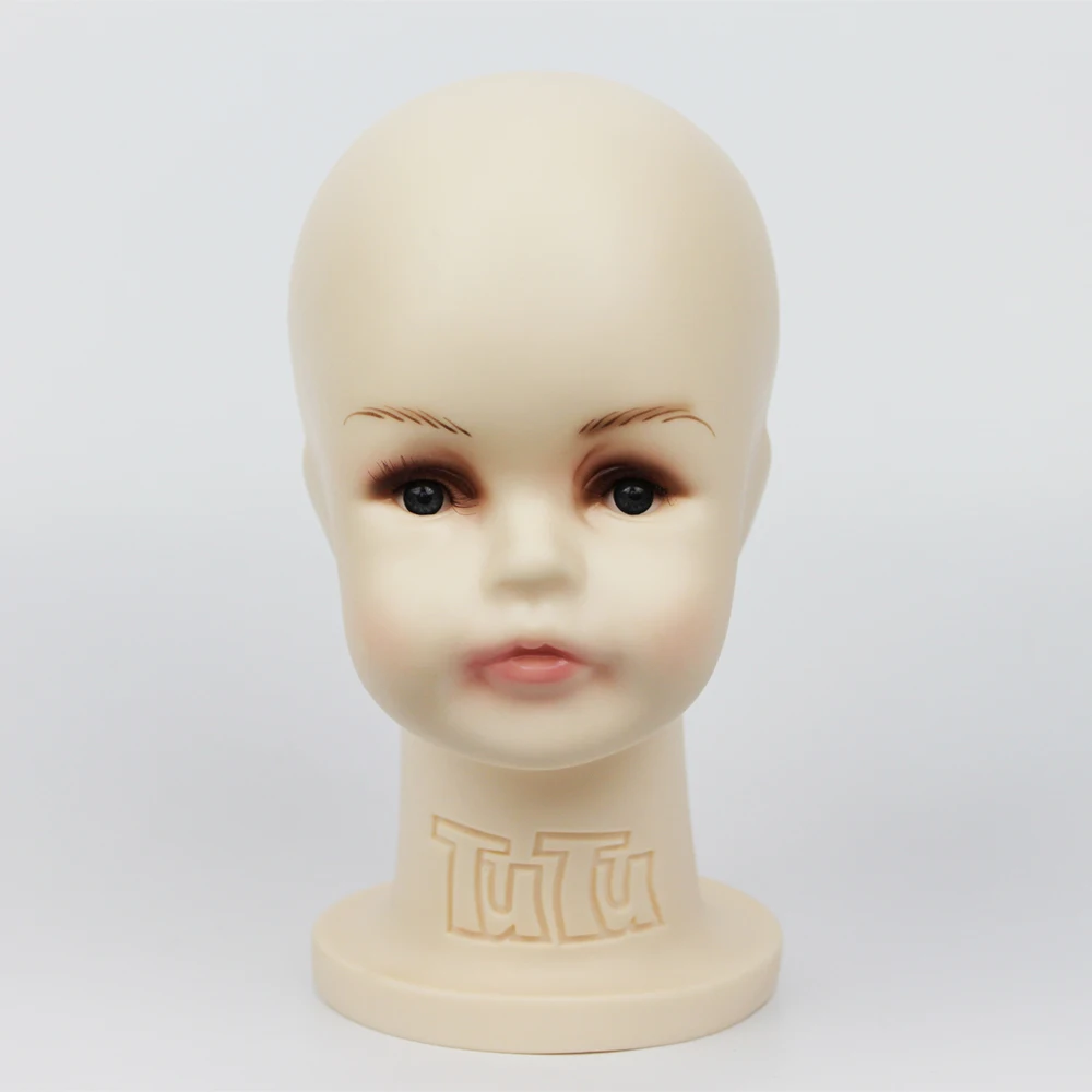 

HOT SALE!Realistic Plastic child mannequin head ,Baby Mannequin Head for hat display
