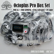 Новейшая версия octoplus Pro коробка+ eMMC/JTAG активирована и 19 набор кабелей для samsung LG